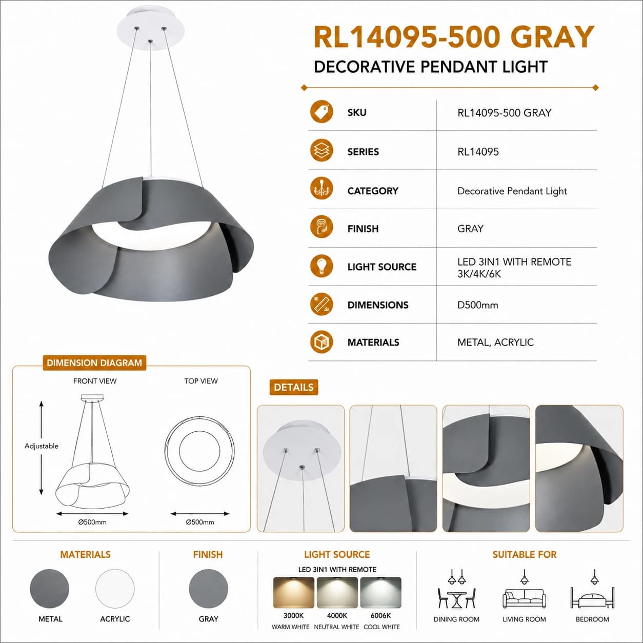 RL14095-500 GRAY 5