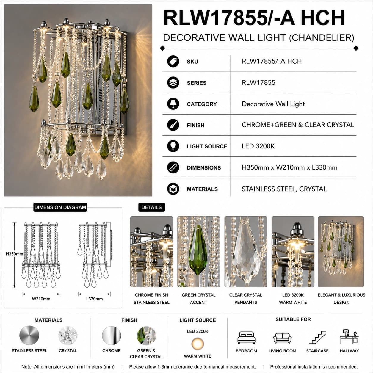 RLW17855/-A HCH 3