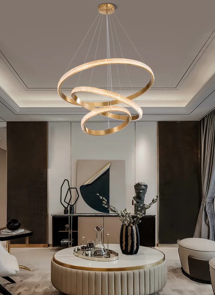 Royace pendant lighting close-up